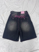 Ninety Girl Logo Buggy Jorts