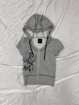 Cross Logo Half Zip Hoodie