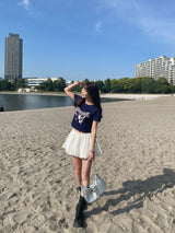 バタフライ フロント ロゴ SS Tシャツ