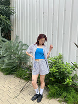 편안한 스트라이프 셔츠