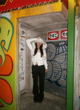 Y2k 毛绒拉链连帽衫