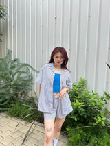 편안한 스트라이프 셔츠