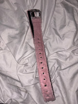Glitter Fur Belt