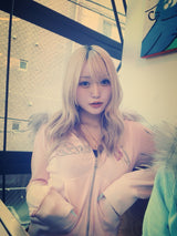 我愛最好的朋友毛絨拉鍊連帽衫