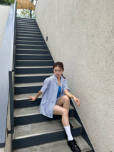 편안한 스트라이프 셔츠