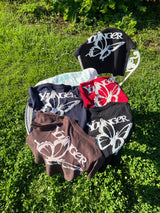 Butterfly logo glitter assortment ss 티