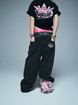 King Logo Assort Ballon Buggy 바지