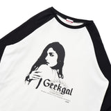 Graphic raglan ls tee