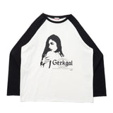 Graphic raglan ls tee