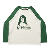 Graphic raglan ls tee