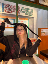 Rabbit Ear Zip Hoodie