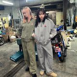 N logo vintage work jacket