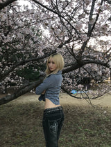 Cross Patch Low-Rise Denim Pants