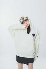 Patch Heart Logo Hoodie