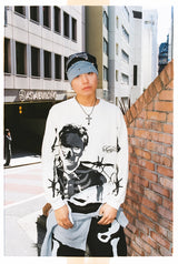 엿같은 해골 열선 L/S 티