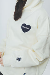 Patch Heart Logo Hoodie