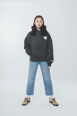 Patch Heart Logo Hoodie