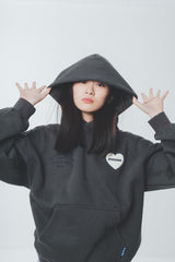 Patch Heart Logo Hoodie