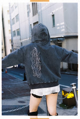 Tribal Logo Zip Hoodie