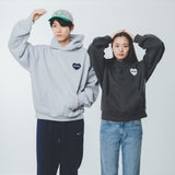Patch Heart Logo Hoodie