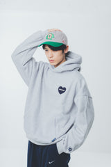 Patch Heart Logo Hoodie