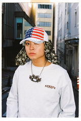 NINETY 로고 크루넥 스웨트