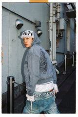 Tribal Logo Zip Hoodie