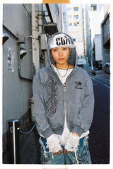 Tribal Logo Zip Hoodie