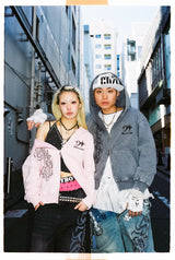 Tribal Logo Zip Hoodie