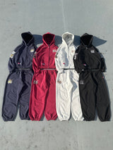 Numbering Check Zip Hoodie