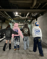 DOODLE LOGO PIGMENT HOODIE