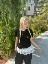 3 Layered Lace Skirt