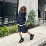 큰 포켓 나일론 조끼