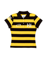 Curve Fit Striped Polo