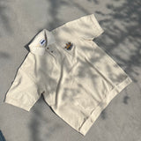 國王徽標色素polo襯衫