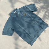 國王徽標色素polo襯衫