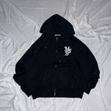 Assortment glitter zip hoodie
