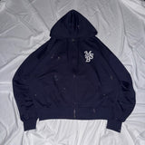 Assortment glitter zip hoodie