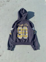 Numbering Check Zip Hoodie