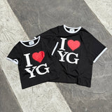 I Love YG linger ss tee