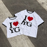 I Love YG linger ss tee