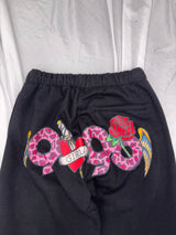 ×Ed Hardy 90 로고 스웨트 팬츠