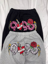 ×Ed Hardy 90 로고 스웨트 팬츠