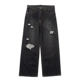 YS Damage Wide Denim
