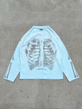 X-ray Bone 復古長袖 T 恤
