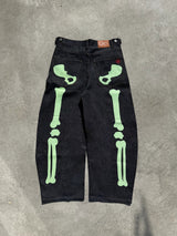 Bone Hand Denim pants (Glow in the Dark)