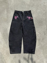 Bone Hand Denim pants (Glow in the Dark)
