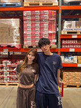 Butterfly logo velour print SS pack set up