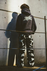 스타 로고 스프레이 까마귀