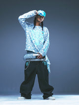 Bone Hand Denim pants (Glow in the Dark)